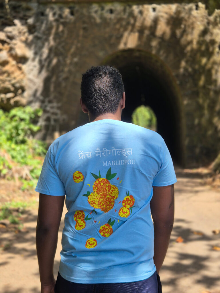 RichessRéunion la collection 100 % péi, tee-shirt verso marliepou